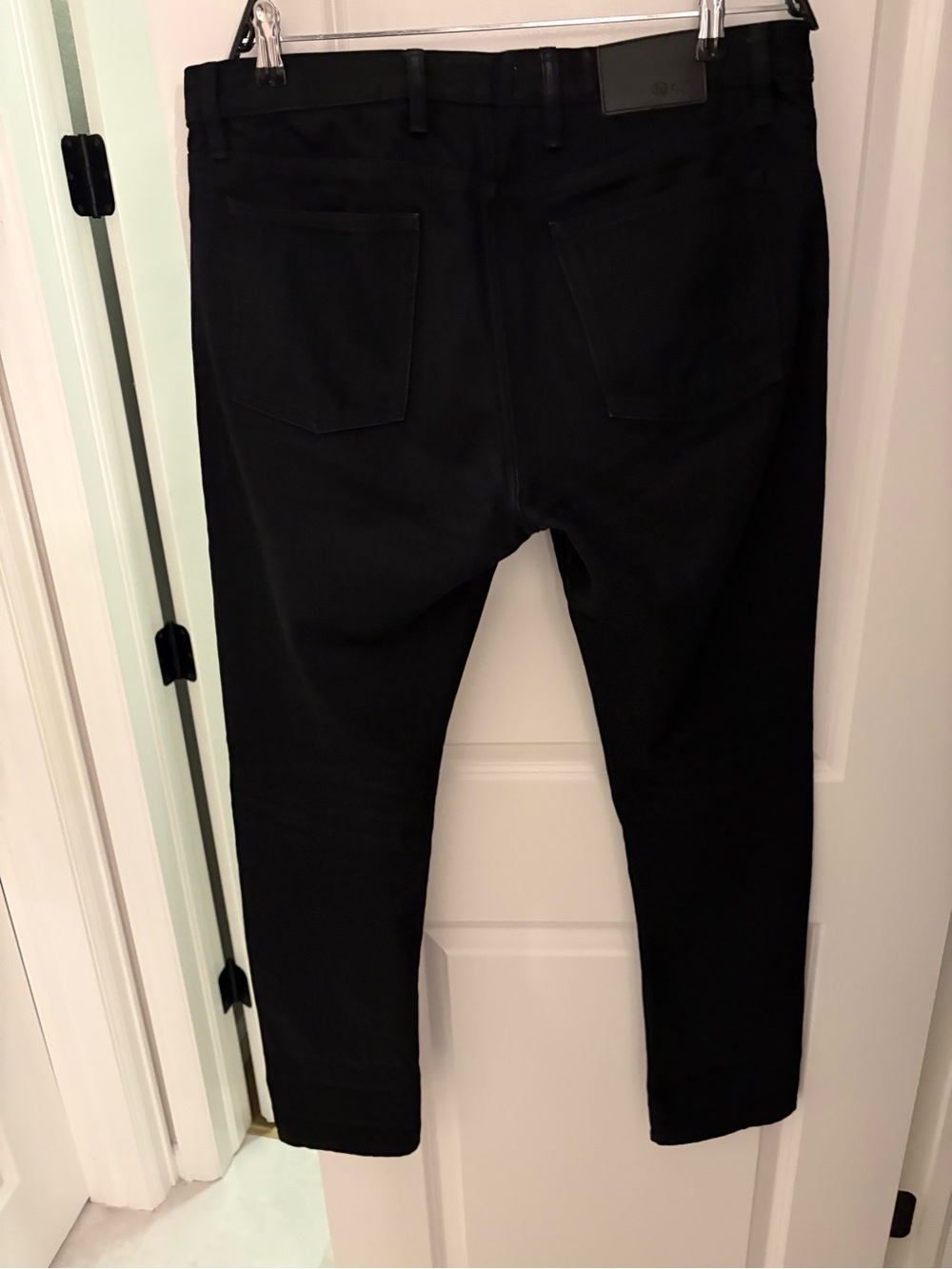 Taylor Stitch Men's Slim Selvedge Jeans in Rigid Black Organic Selvedge